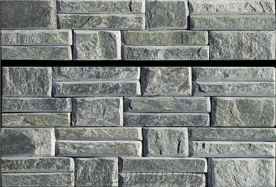 Slate Wall Panel, Green Slate Cultured Stone