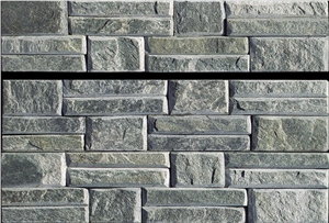 Slate Wall Panel, Green Slate Cultured Stone