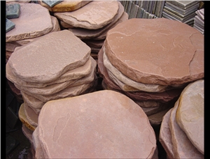 Tumbled Steppingstones, Red Sandstone Garden, Palisade