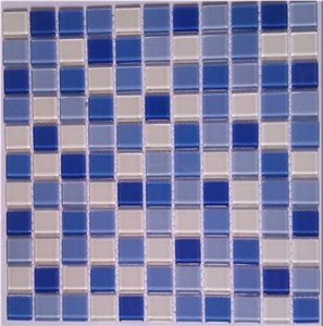 Crystal Glass Mosaic Tile Round Mosaic