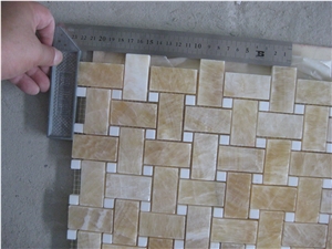Honey Onyx Mosaic, Honey Yellow Onyx Mosaic