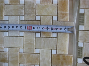 Honey Onyx Mosaic, Honey Yellow Onyx Mosaic