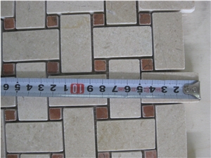 Red Mosaic Rojo Alicante Mosaic Tile, Rojo Alicante Red Marble Mosaic