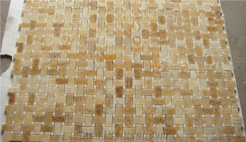 Thassos White Mosaic, Thassos White Marble Cultured Stone