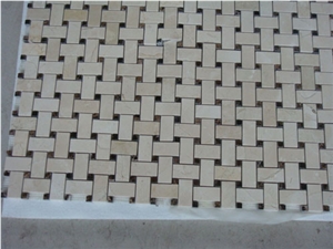 White Marble Mosaic Calacarra White Mosaic, Oriental White Marble Mosaic