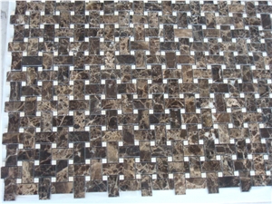 White Marble Mosaic Calacarra White Mosaic, Oriental White Marble Mosaic