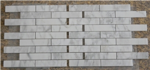 White Marble Mosaic Calacarra White Mosaic, Oriental White Marble Mosaic