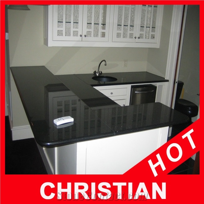Black Galaxy Granite Countertop