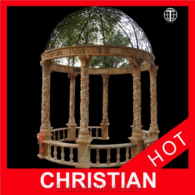 Garden Gazebo, Stone Gazebo