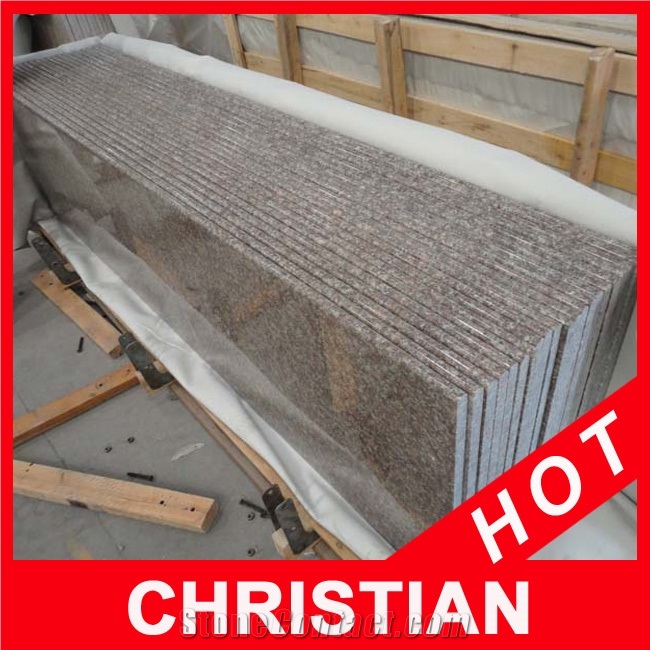 Peach Purse Granite Countertops, China Pink Granite