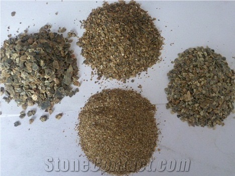 Gold Expanded Vermiculite Pebble & Gravel