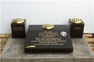 Black Granite Sloping Desk, Shanxi Black Granite Slant Grave