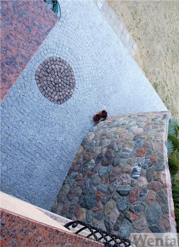 Cube Stone, Cobble Stone, Pavements, G603 Grey Granite Cobble Stone