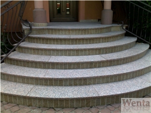 G646 Pink Granite Stairs