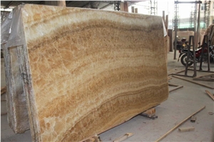 A Grade Yellow Honey Onyx Slab