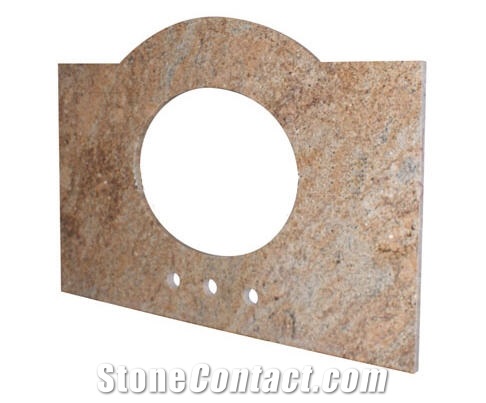 Kashmir Gold Yellow Granite Bath Top