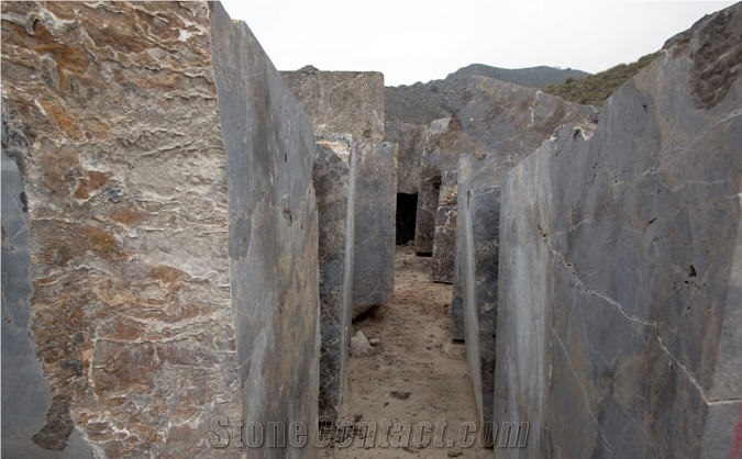 Dark Emperador Marble Block, Turkey Brown Marble