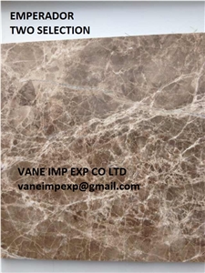 Dark Emperador Marble Block, Turkey Brown Marble