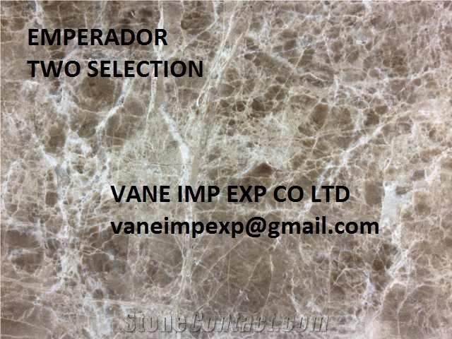 Dark Emperador Marble Block, Turkey Brown Marble