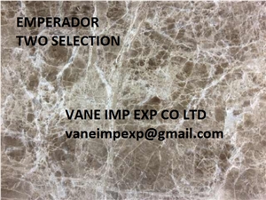 Dark Emperador Marble Block, Turkey Brown Marble