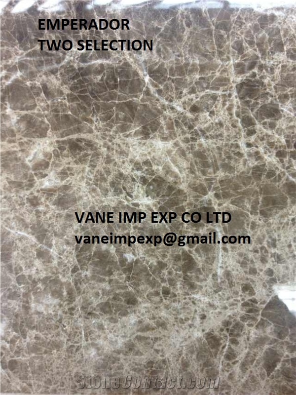 Dark Emperador Marble Block, Turkey Brown Marble