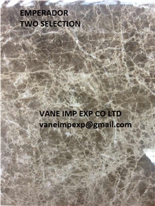 Dark Emperador Marble Block, Turkey Brown Marble