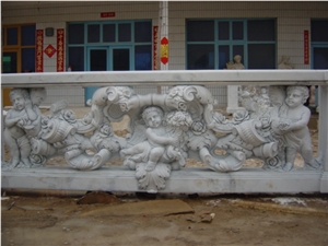 Bianco Carrara White Marble Balusters