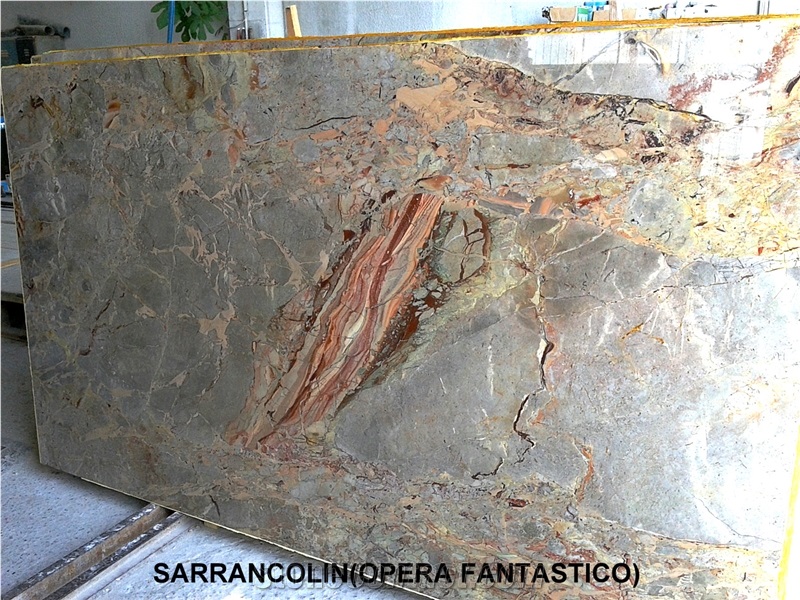 Opera Fantastico Slab (Sarrancolin), Opera Fantastico Marble Slabs