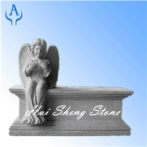 Granite Grey Tombstone Monument, G603 Grey Granite