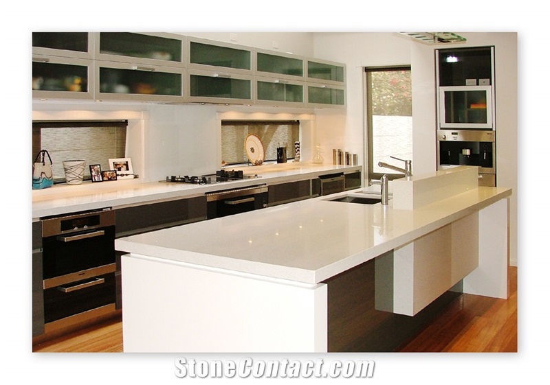 White Quartz Kitchen