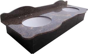 Brown Granite Vanity Top