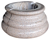Pink Granite Column Base