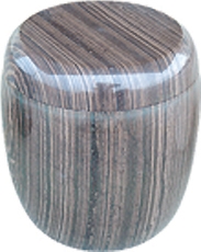 Monument, Brown Marble Urn, Vase, Bench