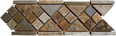 Slate Stone Border Line