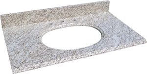 White Granite Vanity Top