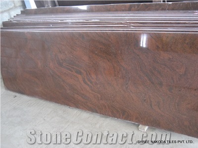 Multicolor Red Granite Slabs