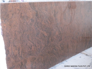 Multicolor Red Granite Slabs