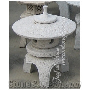 Japanese Stone Lanterns, Grey Granite Lanterns, Kasuga