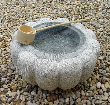 Japanese Stone Water Bowls Garden Ornaments Fountain