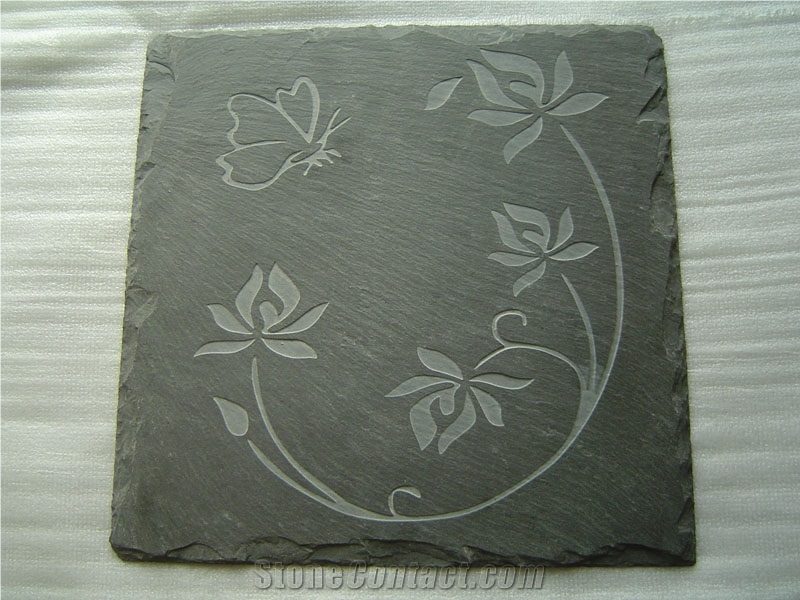 Slate Arts and Craft, Slate Signs, China Black Slate Signs