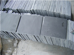 Paving Stone, China Black Slate Slabs & Tiles