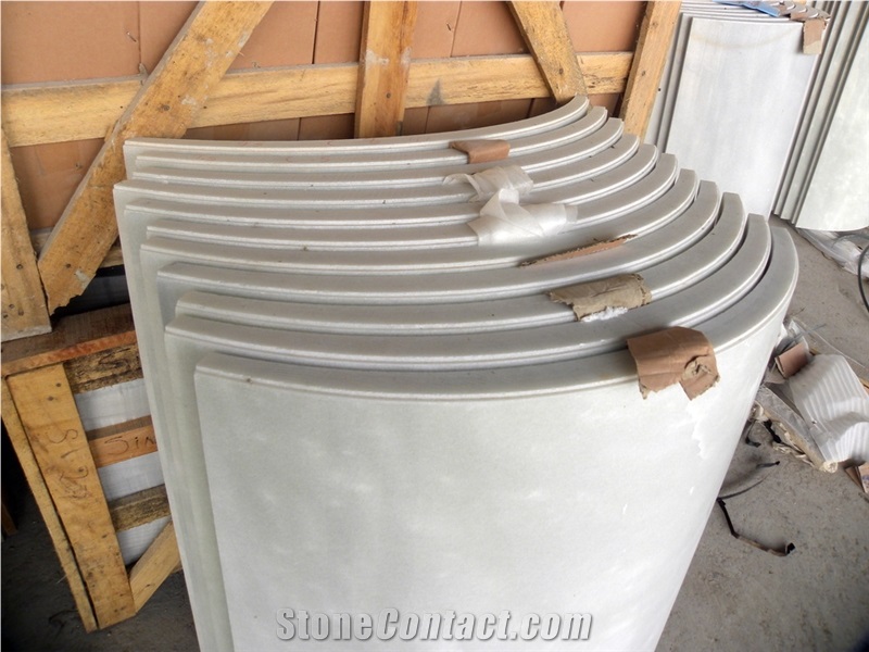 Marble Panels for Column, White Marble Column