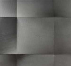 China 3D Cnc Black Stone Wave Wall Panel, Black Basalt Wall Panel