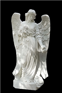White Marble Angel Sculpture Marble