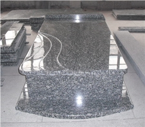 Seawave White Granite Monument, Tombstone