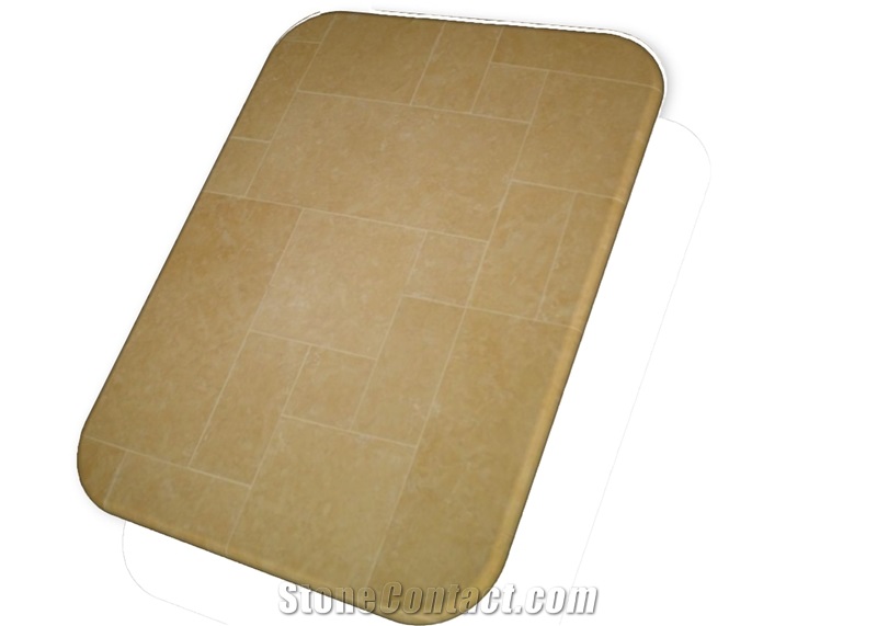 Jerusalem Gold Limestone Pattern Tiles, Yellow Israel Limestone