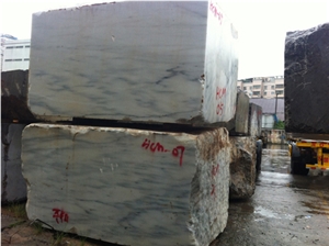 Candy White Chinese Carrara White Blocks,White Marble Block