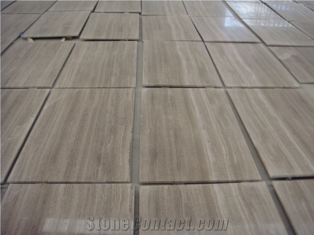 Wooden Grey Marble , Seperggainte Grey Marble Slab