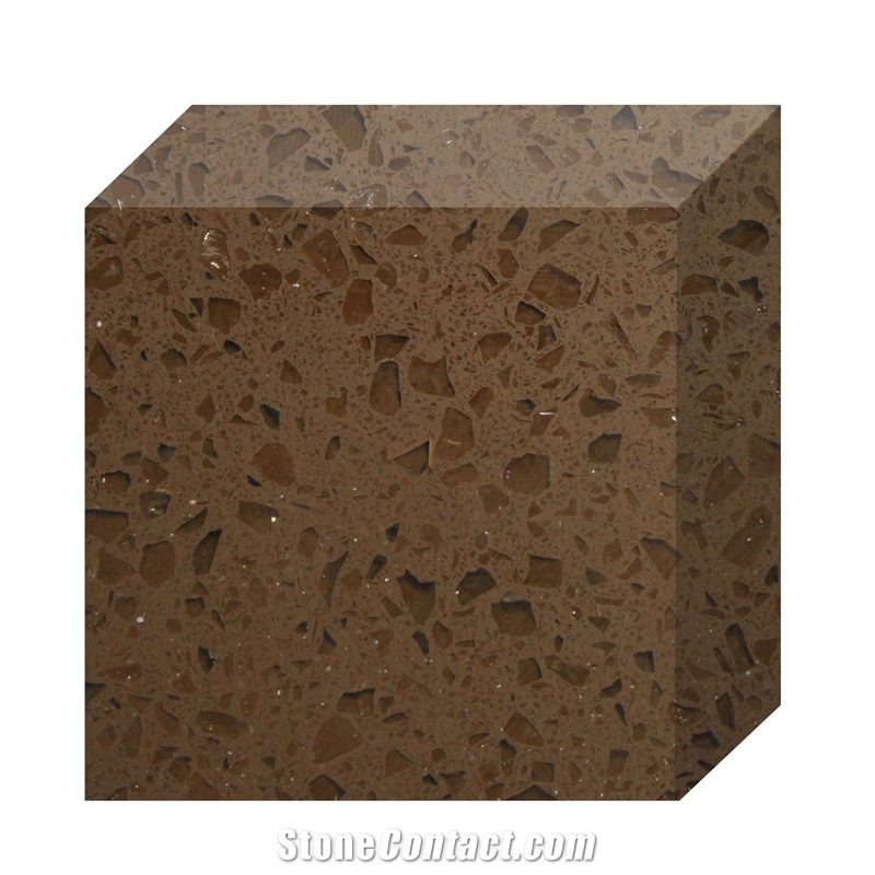 Brown Artificial Quartz Stone