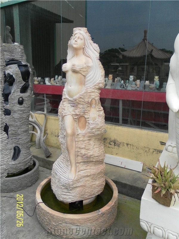 Carved Fountain,Garden Fountain